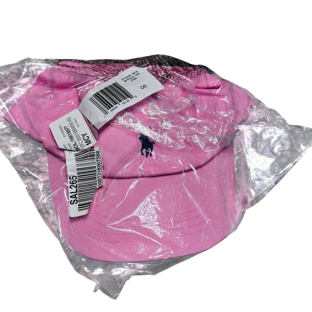 NWT Polo Ralph Lauren Twill Classic Sport Cap Womens One Size MSRP $55.00 - Picture 2 of 6